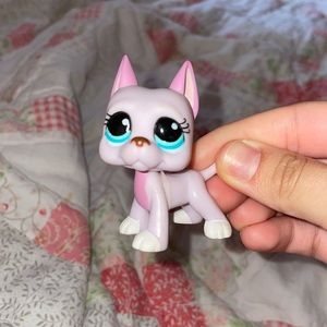 Purple dog littlest pet shop